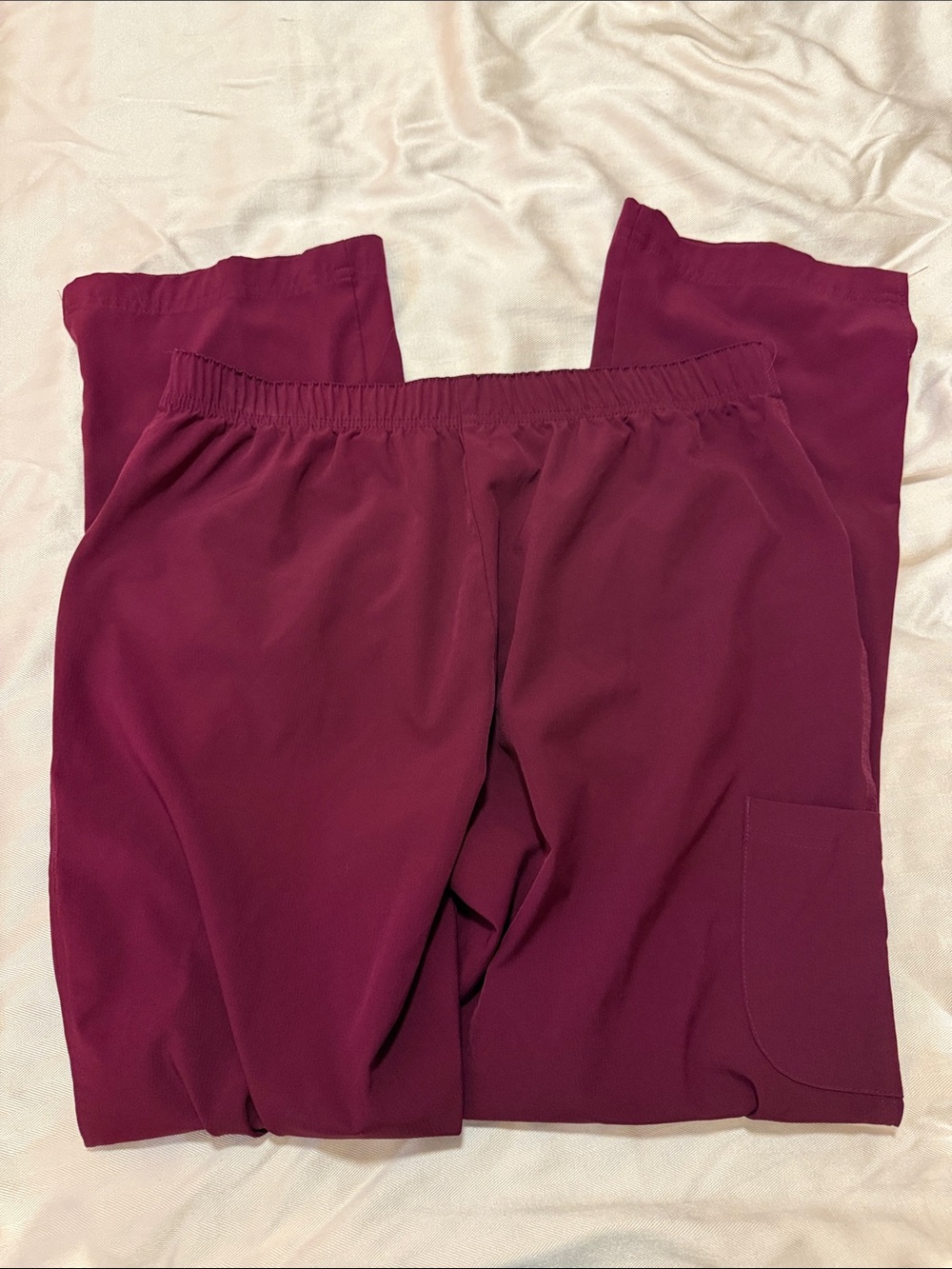 Skechers Women's Magenta Cargo Scrub Pants - Picture 3 of 4